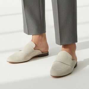 Franco Sarto Suede Mule Loafers Slip On Shoes Size US 9.5M